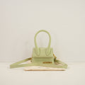 Jacquemus Le Chiquito Mini Top Handle Bag in Light Green (Dustbag, Strap)