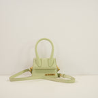 Jacquemus Le Chiquito Mini Top Handle Bag in Light Green (Dustbag, Strap)