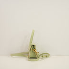 Jacquemus Le Chiquito Mini Top Handle Bag in Light Green (Dustbag, Strap)