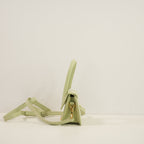 Jacquemus Le Chiquito Mini Top Handle Bag in Light Green (Dustbag, Strap)
