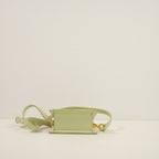 Jacquemus Le Chiquito Mini Top Handle Bag in Light Green (Dustbag, Strap)