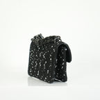 Chanel 2023 Classic Flap Bag Tweed Black Mini Shoulder Bag Limited Edition