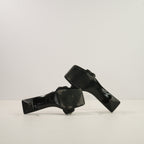 Givenchy G Woven Leather Heeled Mule in Black Leather (size 37 1/2) (dustbag)