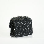 Chanel 2023 Classic Flap Bag Tweed Black Mini Shoulder Bag Limited Edition