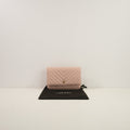 Chanel Light Pink Chevron Quilted WOC