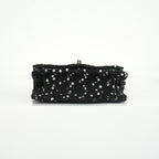 Chanel 2023 Classic Flap Bag Tweed Black Mini Shoulder Bag Limited Edition