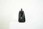 Fendi Mini Peekaboo Black Patent Leather Handbag Gold Hardware