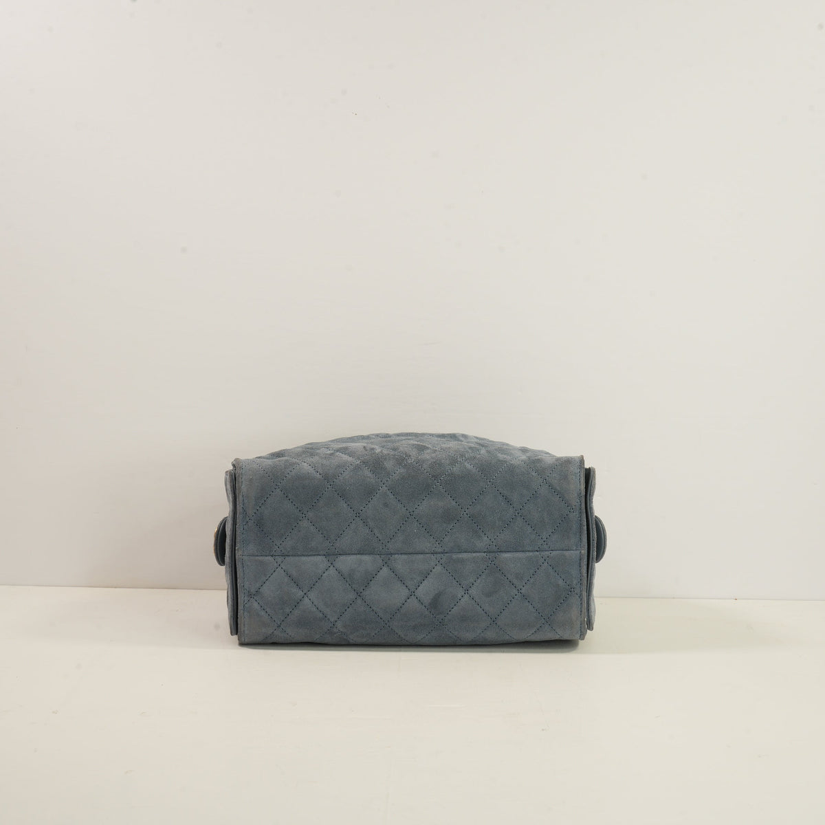 Chanel 25 Blue Quilted Suede Small Hobo Bag (2025)