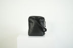 Balenciaga Black Crinkled Leather Crossbody Messenger Bag Explorer Pouch