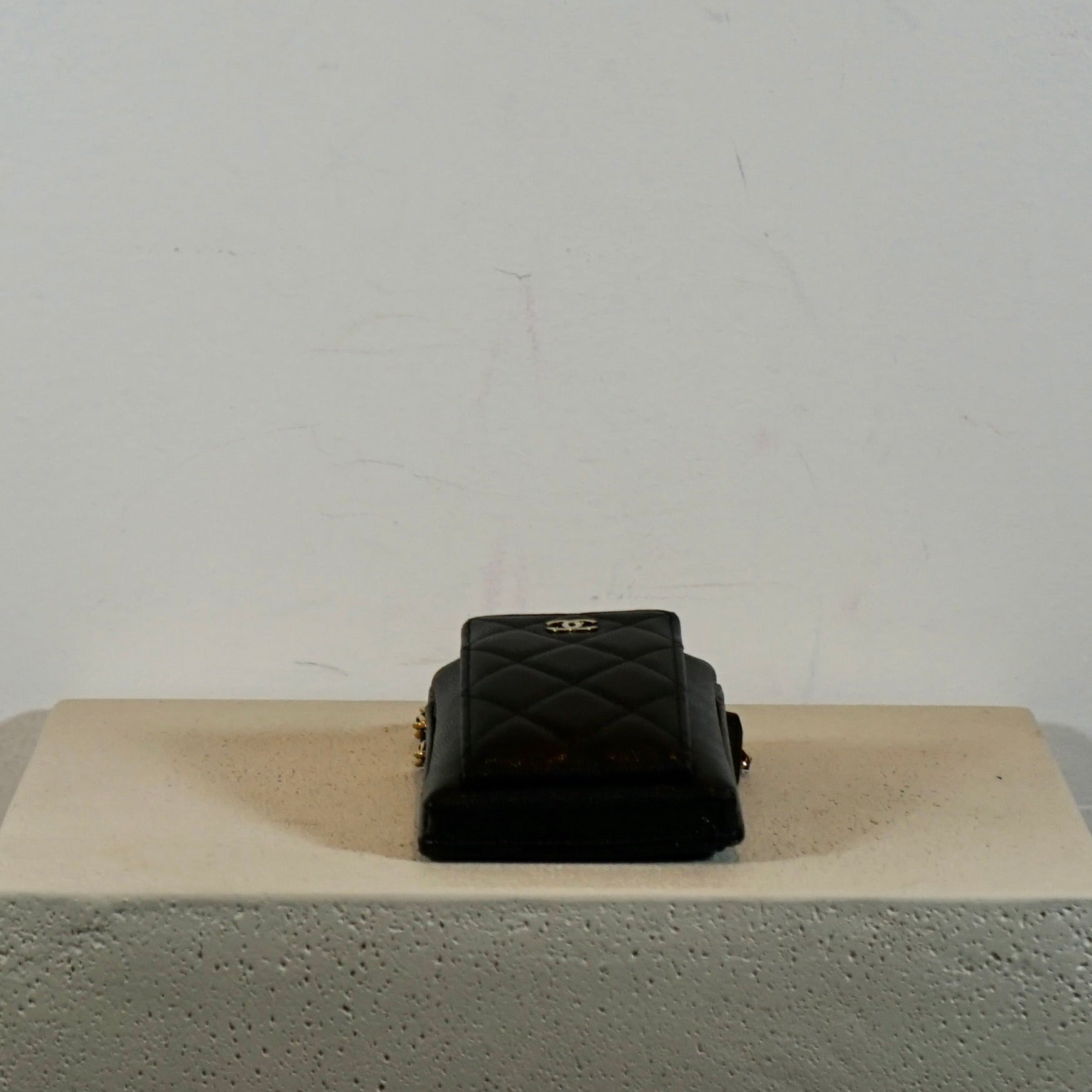Chanel Caviar Quilted Zip Phone case