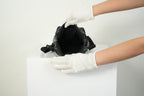 Balenciaga Black Crinkled Leather Crossbody Messenger Bag Explorer Pouch