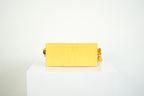 Fendi Roma Rigid Box Bag Yellow Leather Crossbody