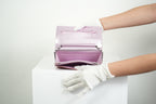 Chanel Boy Bag Metallic Pink Patent Leather Shoulder Clutch WOC
