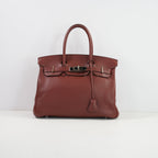 Hermes Birkin 30 Bordedaux Swift Leather (Dustbag, Lock & Key, Clochette)