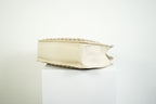 Gucci 1955 Horsebit Tote Bag GG Supreme Canvas White Leather