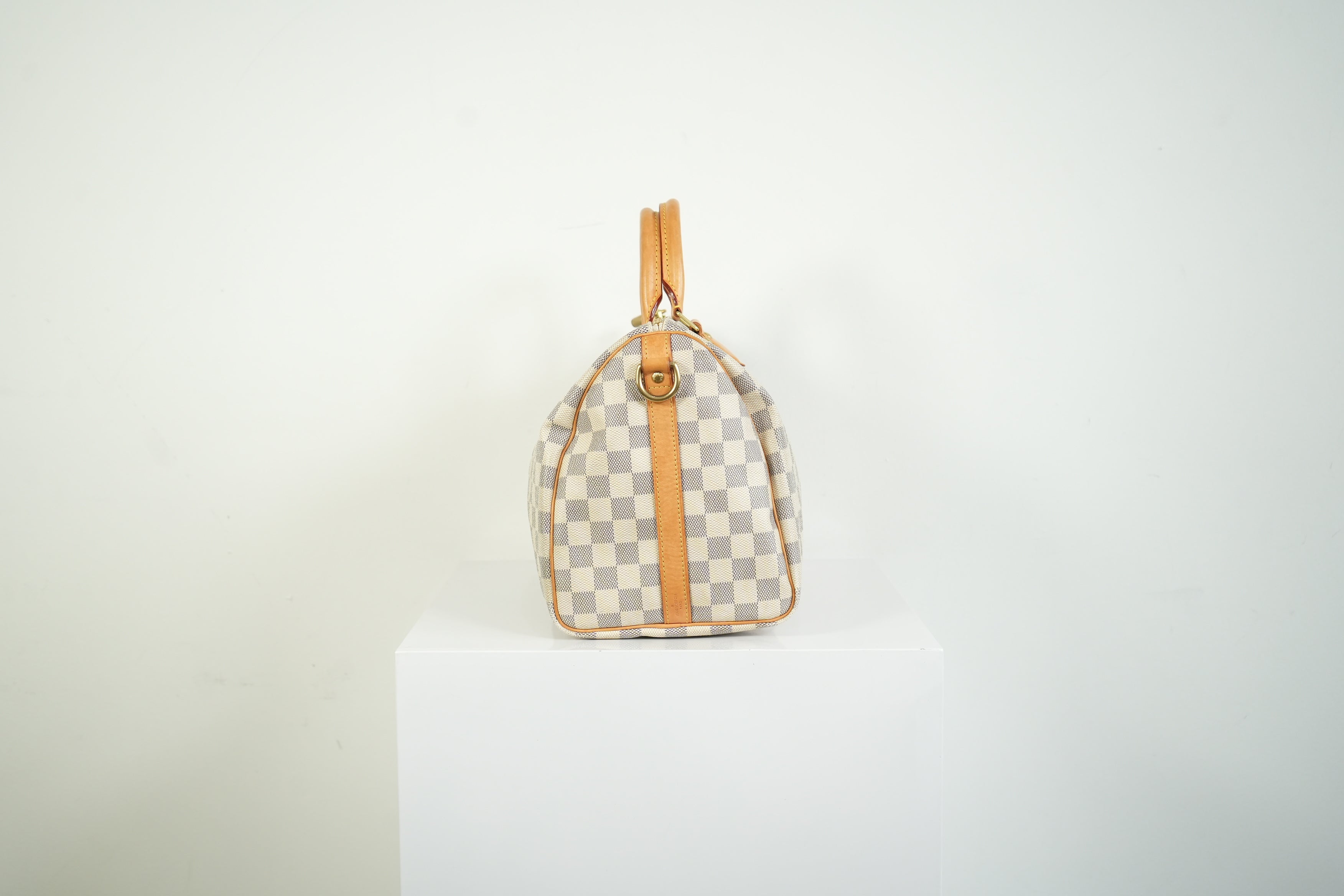 Louis Vuitton Speedy 30 Bandouliere Damier Azur Canvas Crossbody Bag