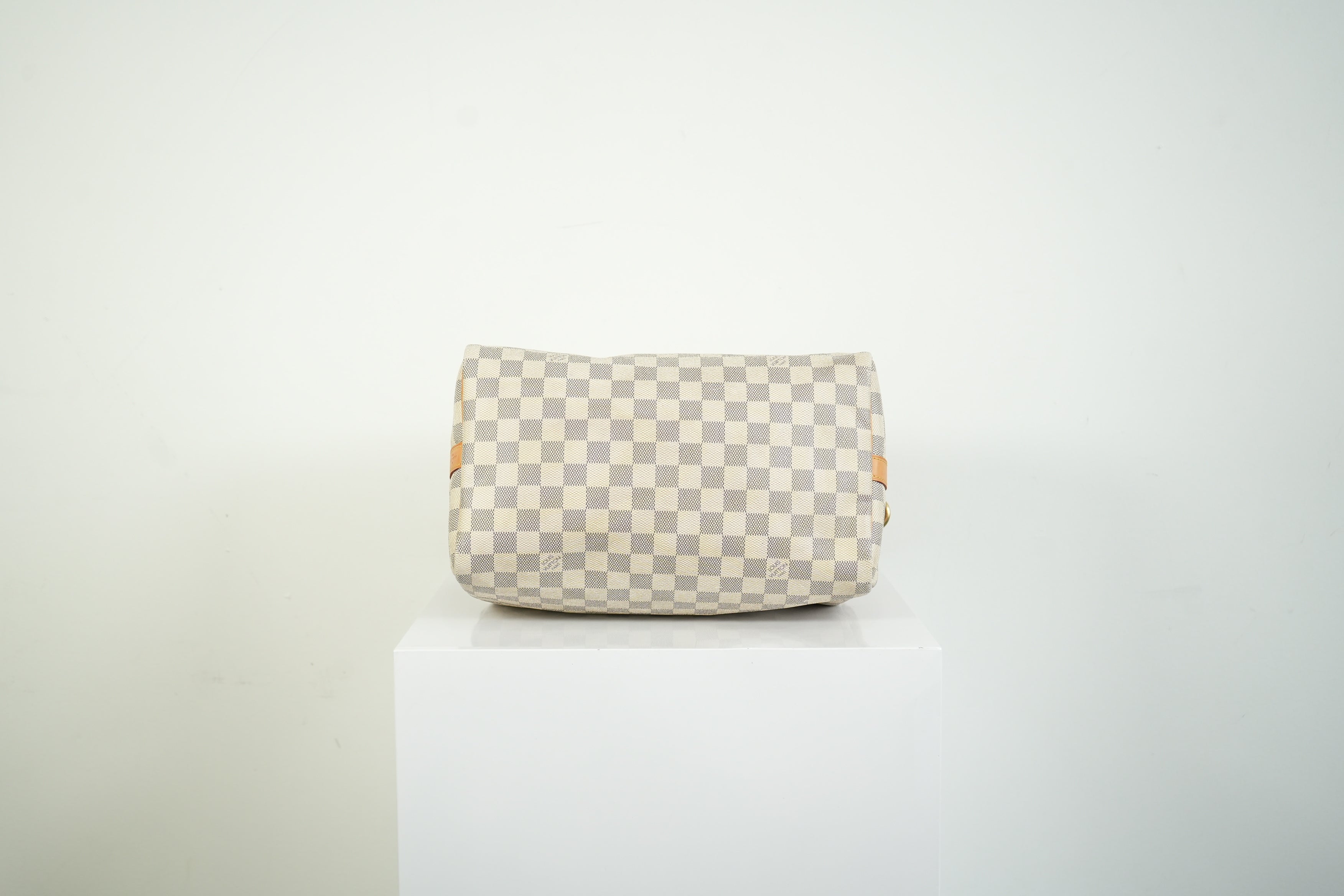 Louis Vuitton Speedy 30 Bandouliere Damier Azur Canvas Crossbody Bag