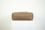Saint Laurent Shopping Tote Pebbled Leather Taupe Tan Shoulder Bag