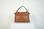 Chloe Faye Day Bag Tan Brown Leather Top Handle Shoulder Crossbody Bag