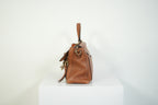 Chloe Faye Day Bag Tan Brown Leather Top Handle Shoulder Crossbody Bag