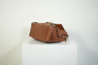Chloe Faye Day Bag Tan Brown Leather Top Handle Shoulder Crossbody Bag