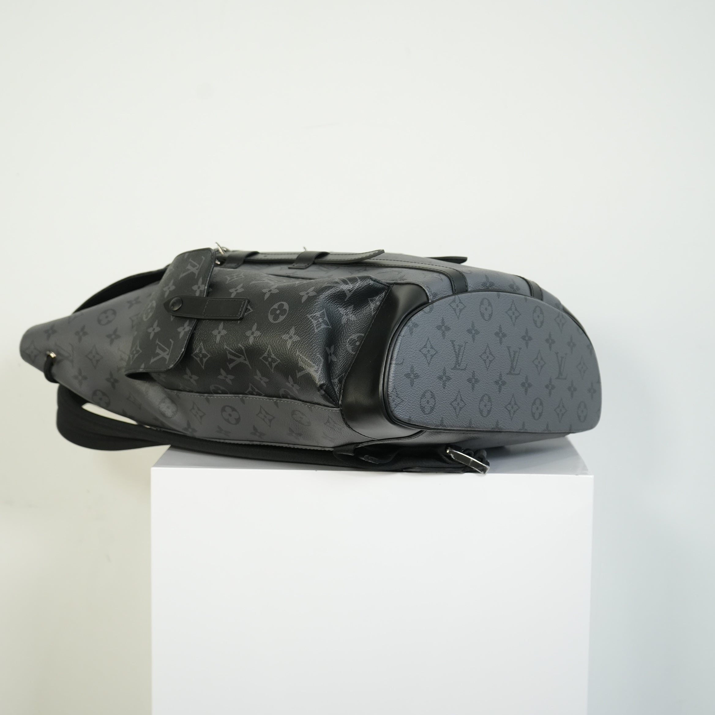 Louis Vuitton Christopher MM Backpack Monogram Eclipse Canvas Bag