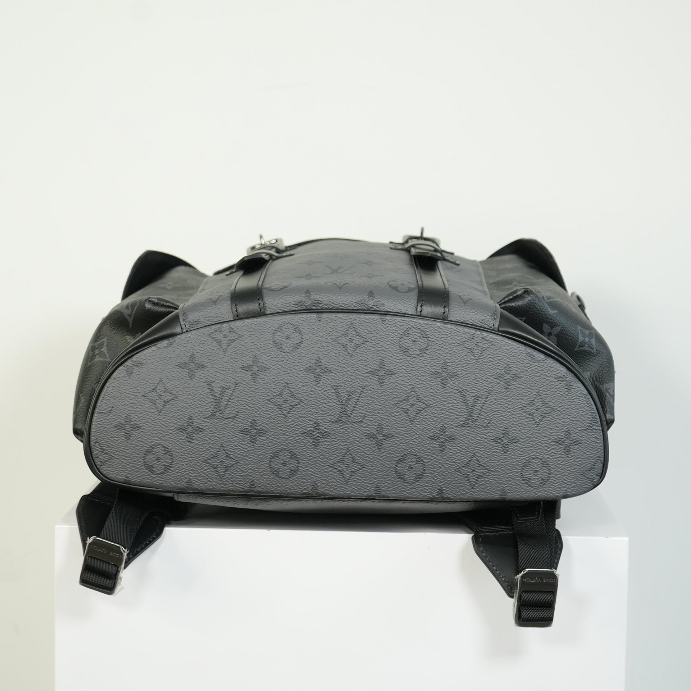 Louis Vuitton Christopher MM Backpack Monogram Eclipse Canvas Bag