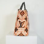 Louis Vuitton Onthego MM LV Crafty Tote Bag Caramel Cream Black Monogram