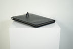 Bottega Veneta Intrecciato Woven Leather Document Case Clutch Pouch Black