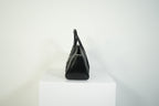 Givenchy Antigona Lock Bag Smooth Leather Black Top Handle Handbag