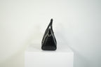 Givenchy Antigona Lock Bag Smooth Leather Black Top Handle Handbag