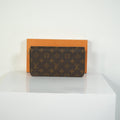 Louis Vuitton Zippy Organizer Monogram Canvas Long Wallet Clutch