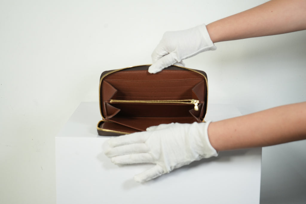 Louis Vuitton Zippy Organizer Monogram Canvas Long Wallet Clutch