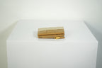 Bottega Veneta Cassette Intrecciato Leather Bi-Fold Beige Tan Cream Wallet Full Set