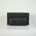 Chanel Classic Flap Long Wallet Black Caviar Leather Silver Hardware