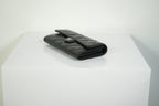 Chanel Classic Flap Long Wallet Black Caviar Leather Silver Hardware