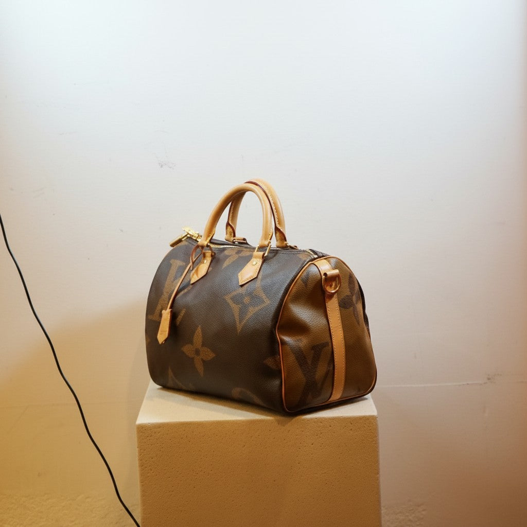 Louis Vuitton Reverse Monogram Giant Speedy Bandouliere 30 Handbag