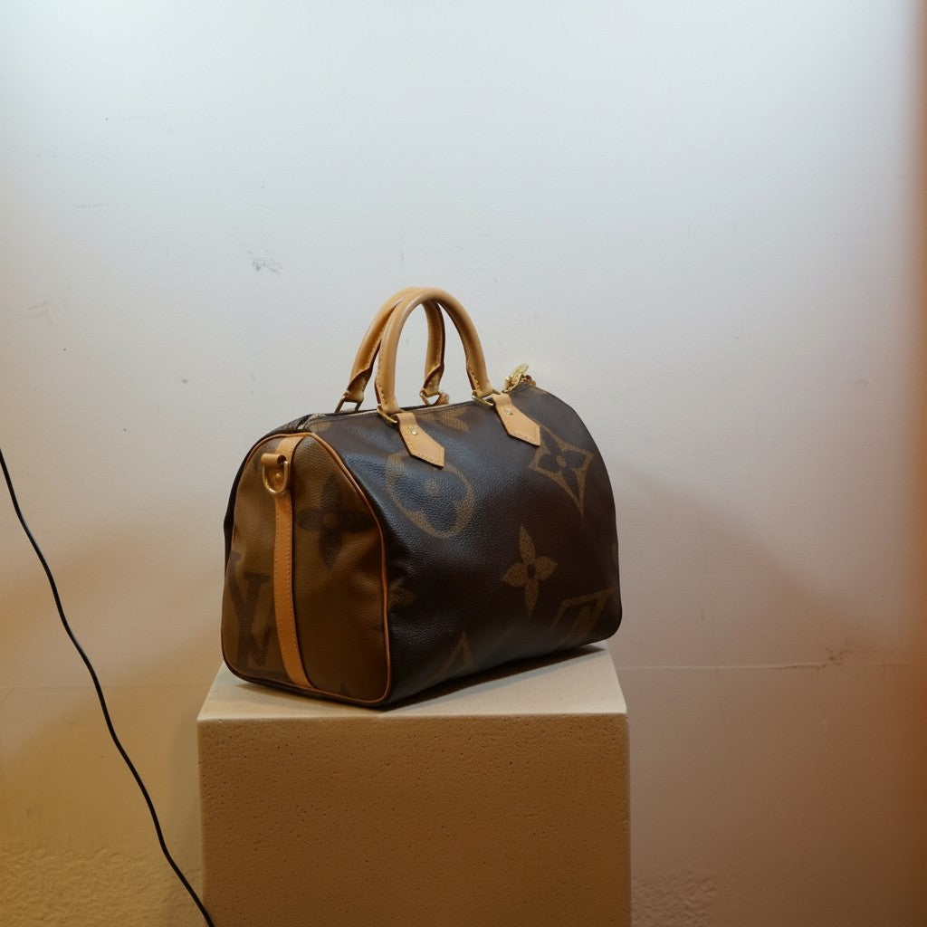 Louis Vuitton Reverse Monogram Giant Speedy Bandouliere 30 Handbag