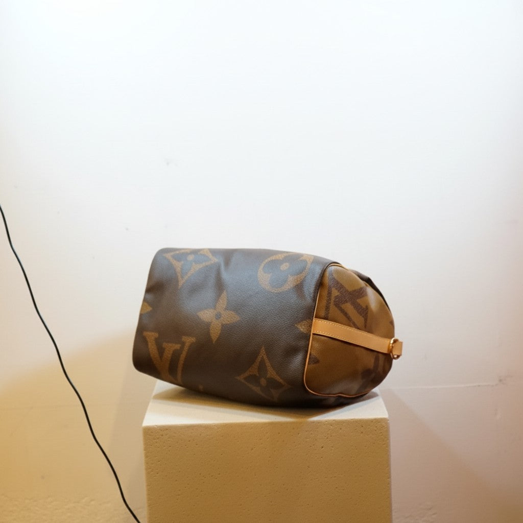 Louis Vuitton Reverse Monogram Giant Speedy Bandouliere 30 Handbag