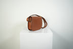 Gucci Bamboo Turnlock Crossbody Bag Brown Pebbled Leather Shoulder Bag