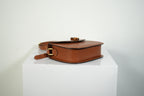 Gucci Bamboo Turnlock Crossbody Bag Brown Pebbled Leather Shoulder Bag