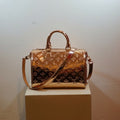 Louis Vuitton Monogram Miroir Rose Gold Speedy Bando 25