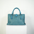 Bottega Veneta Small Roma Intrecciato Tote Bag