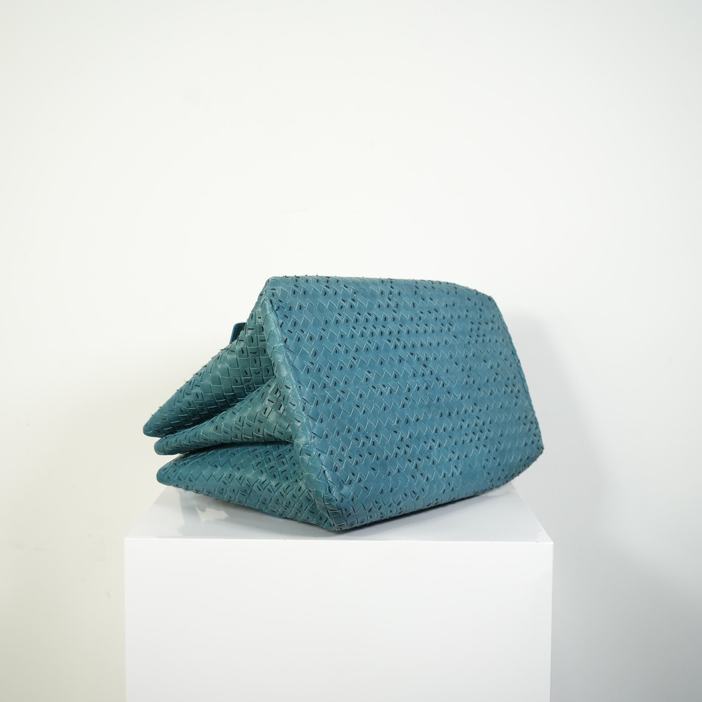 Bottega Veneta Small Roma Intrecciato Tote Bag