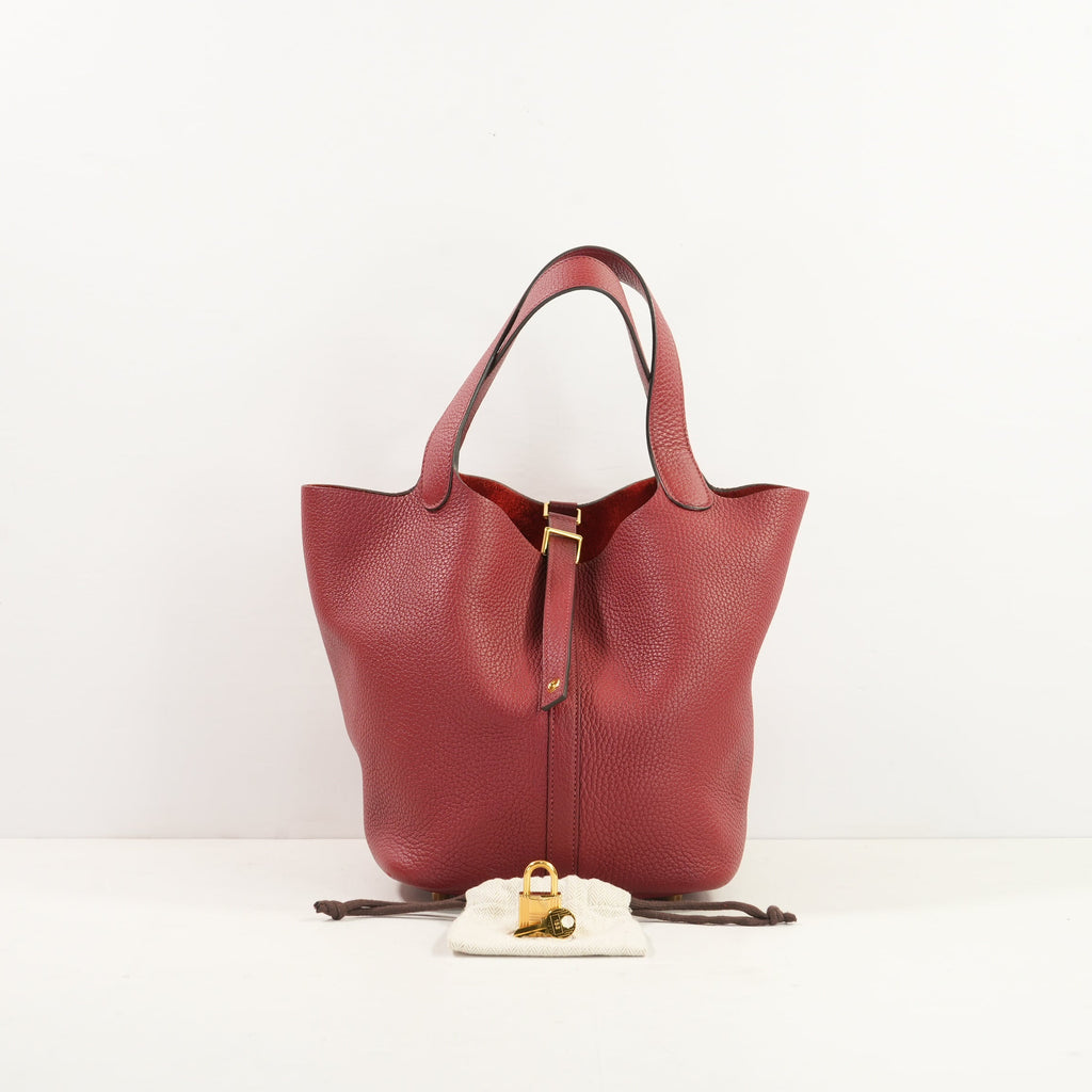 Hermes Picotin 18 Maroon Y (2020) Gold Hardware