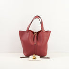 Hermes Picotin 18 Maroon Y (2020) Gold Hardware