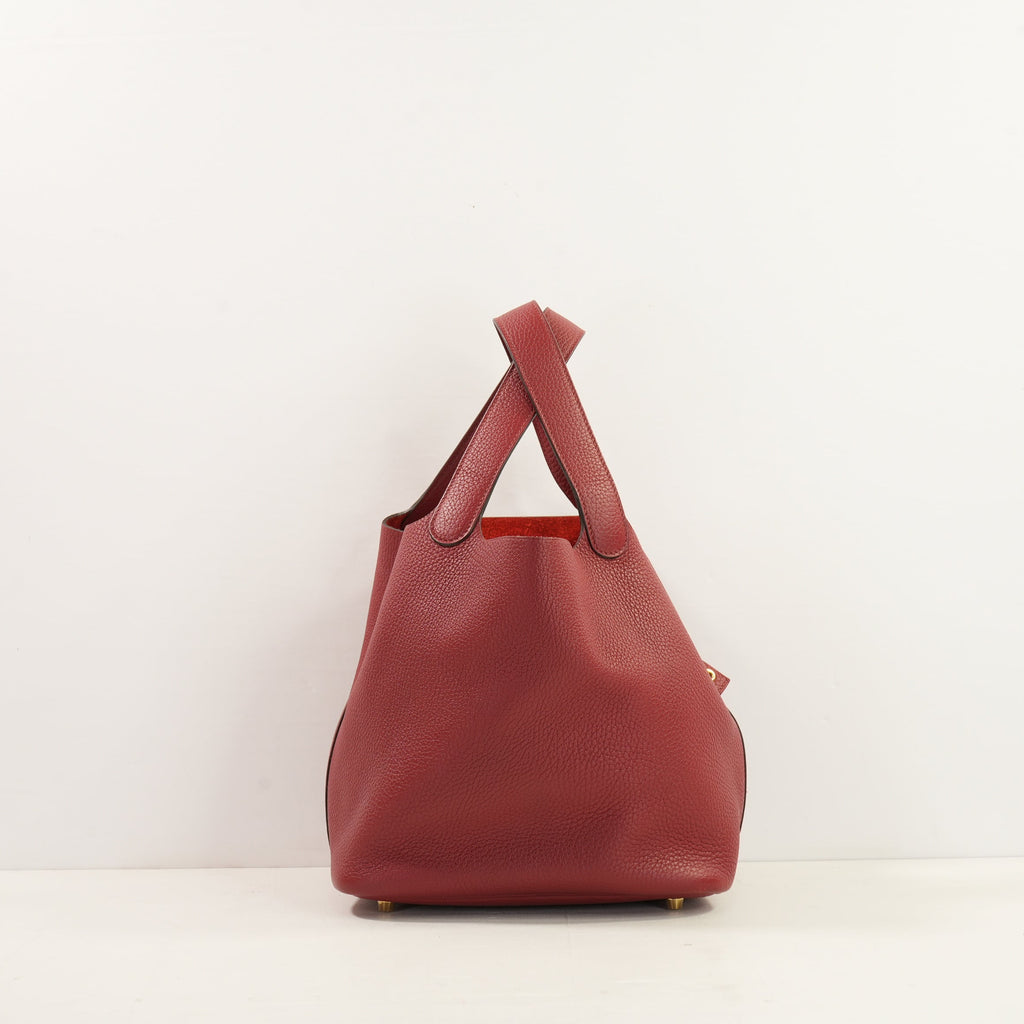 Hermes Picotin 18 Maroon Y (2020) Gold Hardware