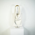 Bottega Veneta Sardine Bag Intrecciato Woven Leather White Gold Handle