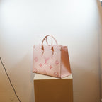 Louis Vuitton By The Pool Empreinte Giant Degrade Rose Gradient Pink OnTheGo MM