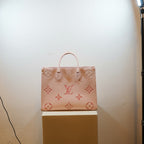 Louis Vuitton By The Pool Empreinte Giant Degrade Rose Gradient Pink OnTheGo MM